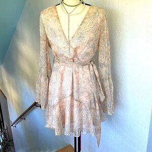 Saints + Secrets Boho Wrap Front‎ Dress size US 8